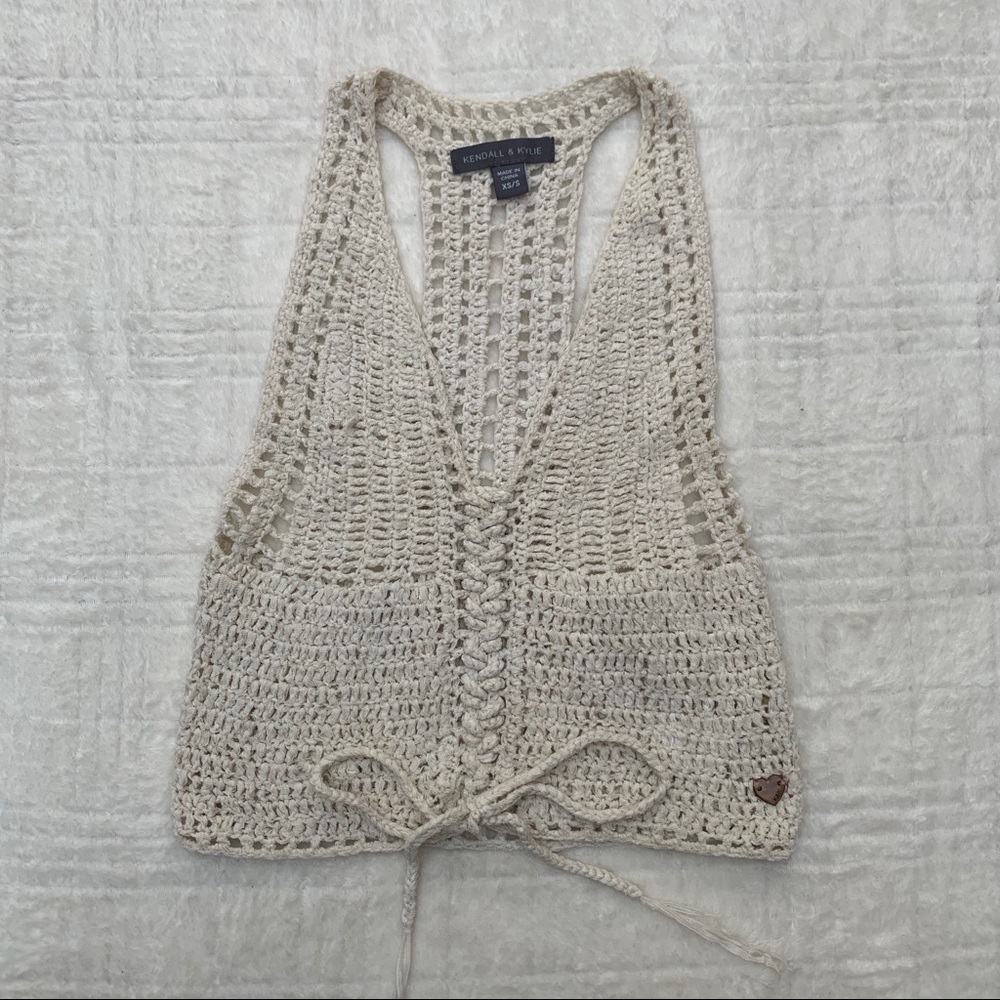 Kendall & Kylie Knit Crop Top